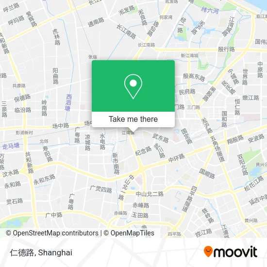 仁德路 map