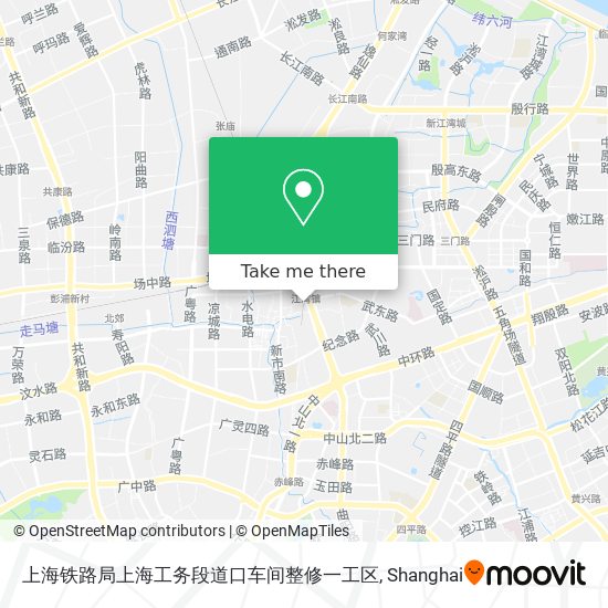 上海铁路局上海工务段道口车间整修一工区 map