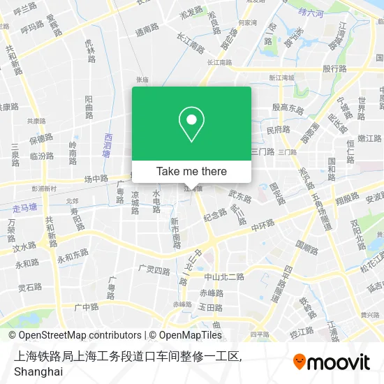 上海铁路局上海工务段道口车间整修一工区 map