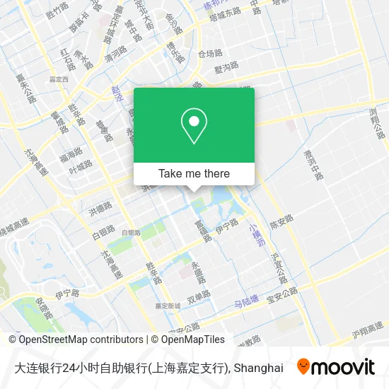 大连银行24小时自助银行(上海嘉定支行) map