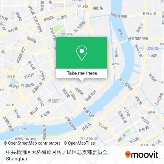 中共杨浦区大桥街道月坊居民区总支部委员会 map