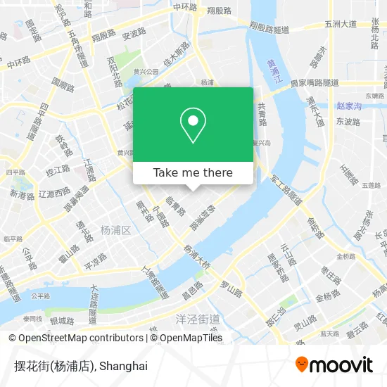 摆花街(杨浦店) map