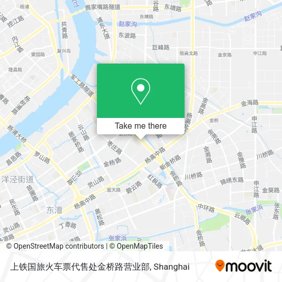上铁国旅火车票代售处金桥路营业部 map