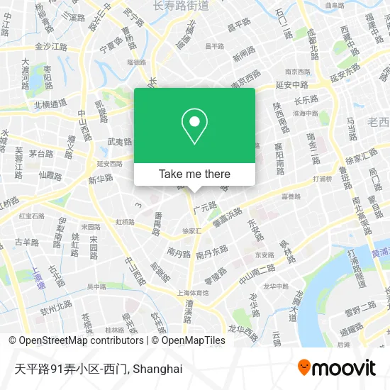 天平路91弄小区-西门 map