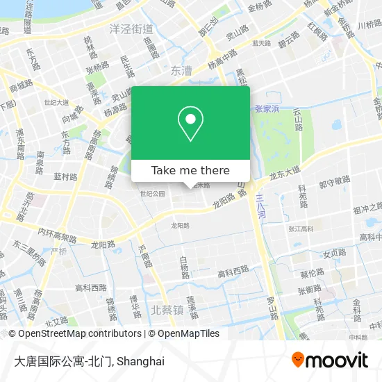 大唐国际公寓-北门 map