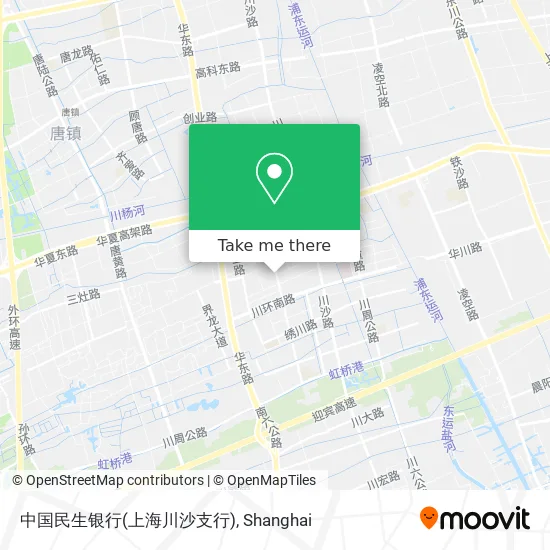 中国民生银行(上海川沙支行) map