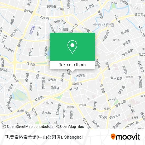 飞奕泰格泰拳馆(中山公园店) map
