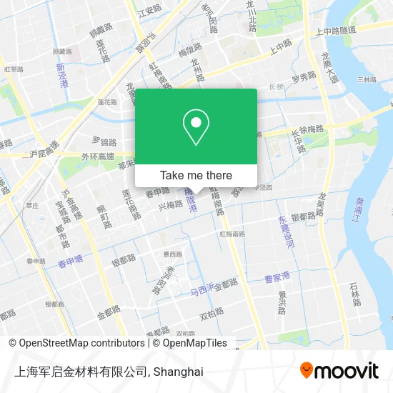 上海军启金材料有限公司 map