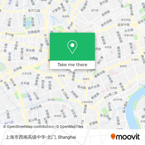 上海市西南高级中学-北门 map