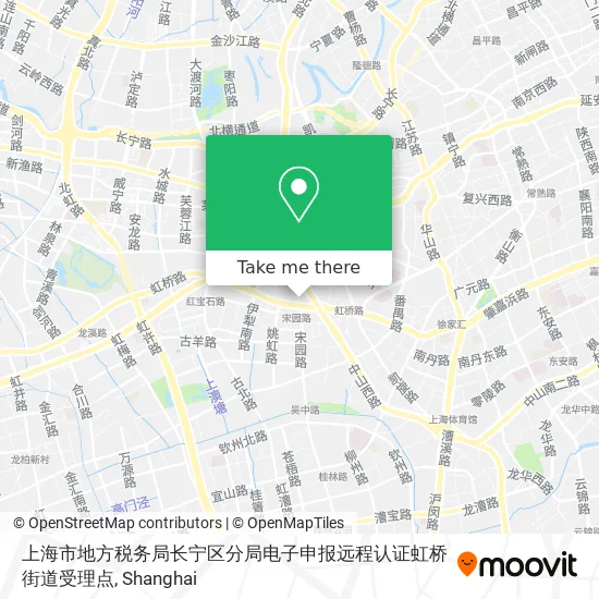 上海市地方税务局长宁区分局电子申报远程认证虹桥街道受理点 map