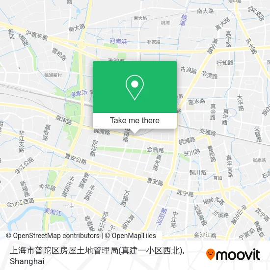 上海市普陀区房屋土地管理局(真建一小区西北) map