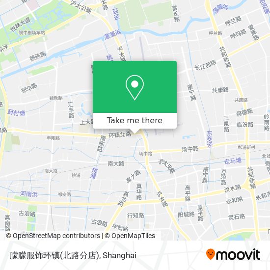 朦朦服饰环镇(北路分店) map