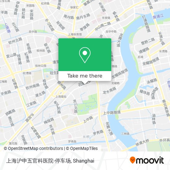 上海沪申五官科医院-停车场 map