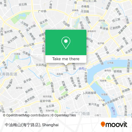 中油梅山(海宁路店) map