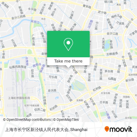 上海市长宁区新泾镇人民代表大会 map