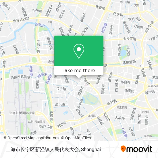 上海市长宁区新泾镇人民代表大会 map