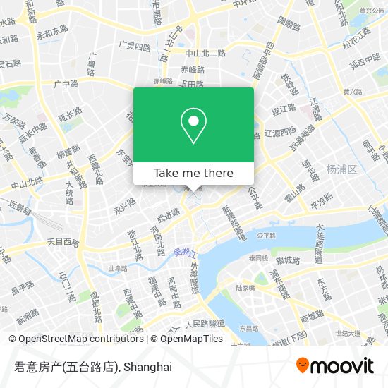 君意房产(五台路店) map