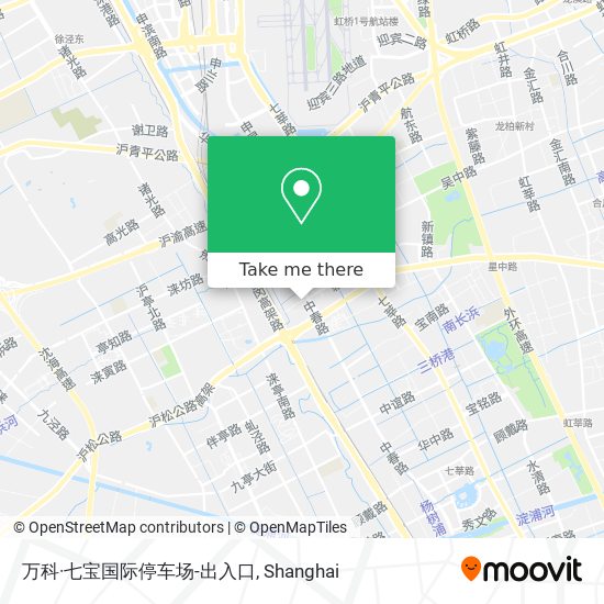 万科·七宝国际停车场-出入口 map