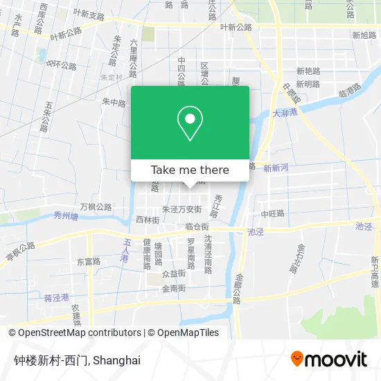 钟楼新村-西门 map