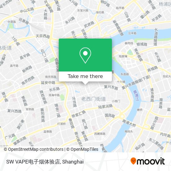 SW VAPE电子烟体验店 map