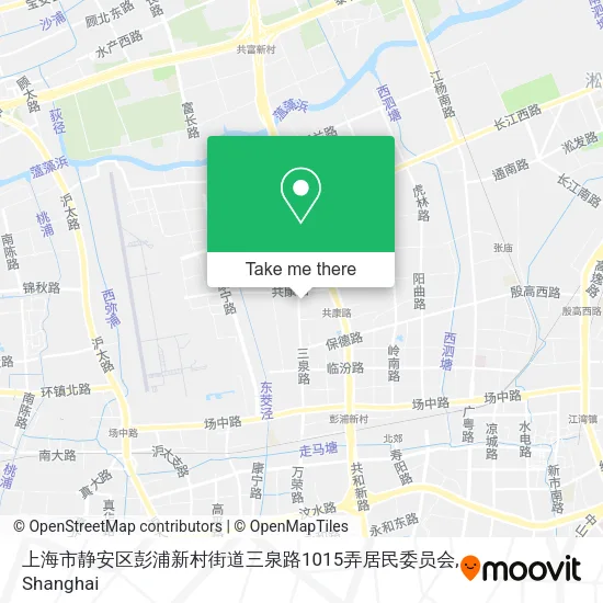 上海市静安区彭浦新村街道三泉路1015弄居民委员会 map