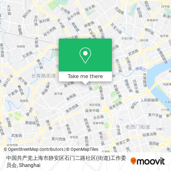 中国共产党上海市静安区石门二路社区(街道)工作委员会 map