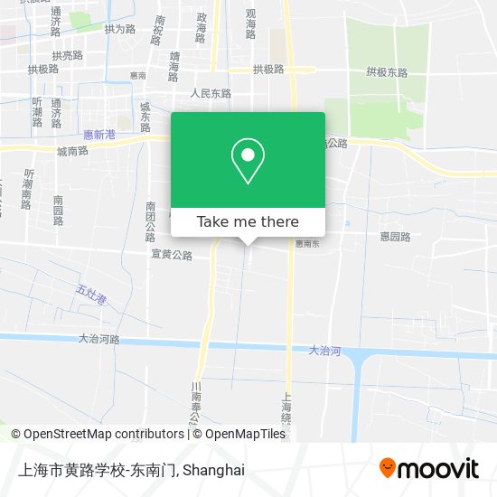 上海市黄路学校-东南门 map