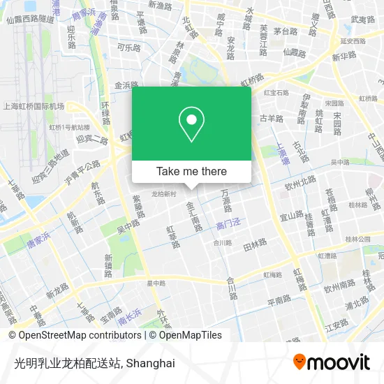 光明乳业龙柏配送站 map