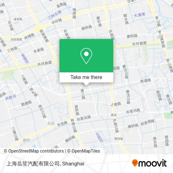 上海岳笙汽配有限公司 map
