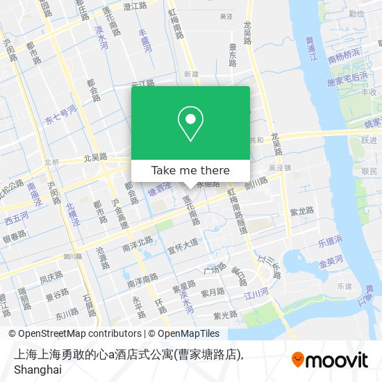 上海上海勇敢的心a酒店式公寓(曹家塘路店) map