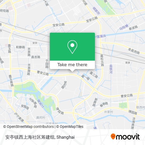 安亭镇西上海社区筹建组 map