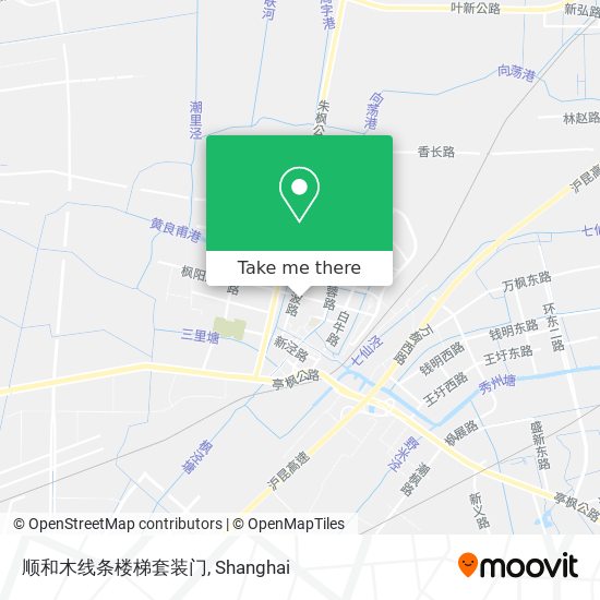 顺和木线条楼梯套装门 map