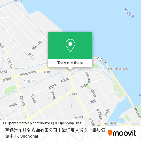 宝迅汽车服务咨询有限公司上海汇宝交通安全事故索赔中心 map