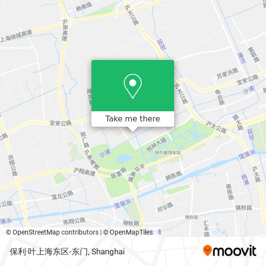 保利·叶上海东区-东门 map