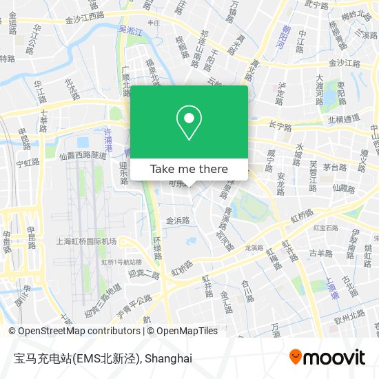 宝马充电站(EMS北新泾) map