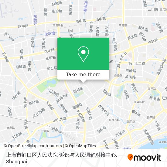 上海市虹口区人民法院-诉讼与人民调解对接中心 map