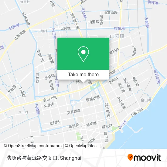 浩源路与蒙源路交叉口 map