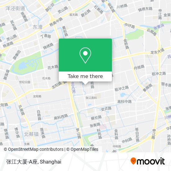 张江大厦-A座 map