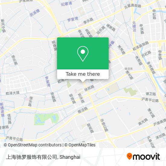 上海驰梦服饰有限公司 map