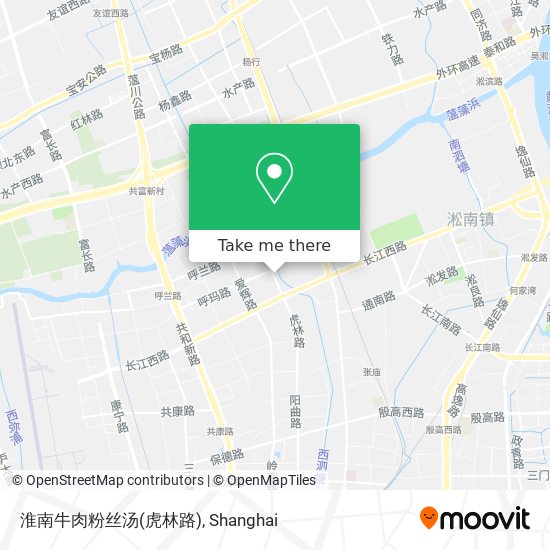 淮南牛肉粉丝汤(虎林路) map