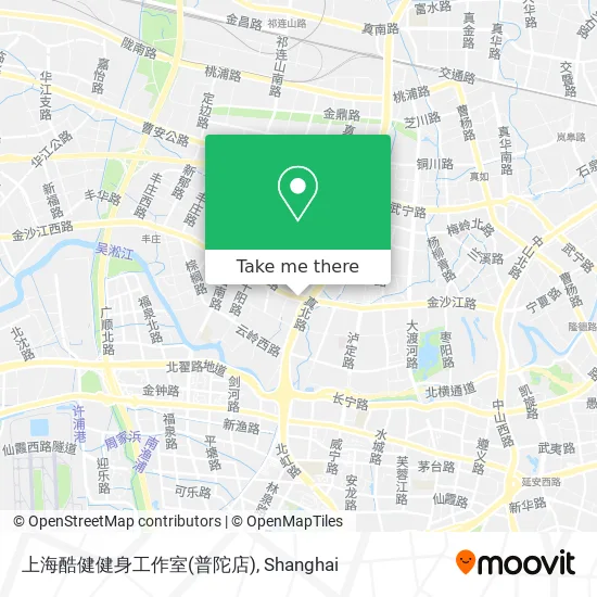 上海酷健健身工作室(普陀店) map