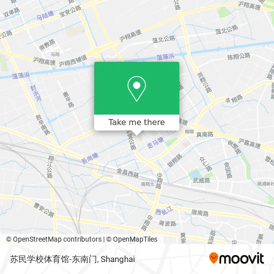 苏民学校体育馆-东南门 map