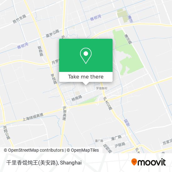 千里香馄饨王(美安路) map