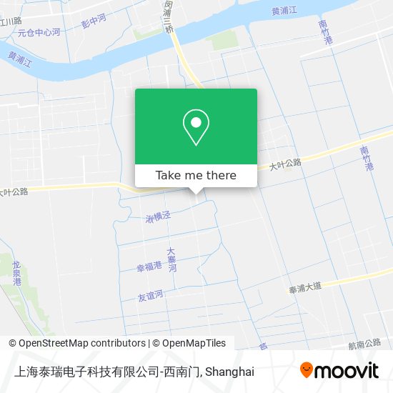 上海泰瑞电子科技有限公司-西南门 map