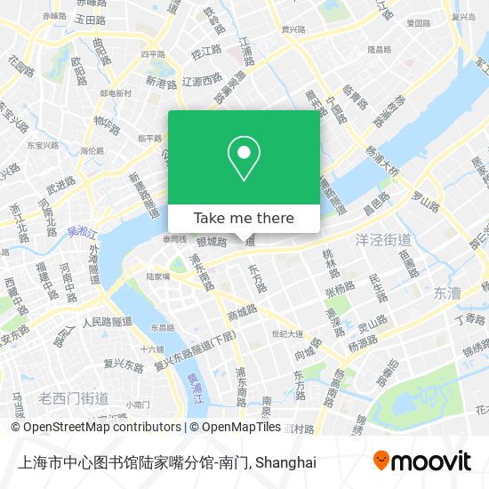 上海市中心图书馆陆家嘴分馆-南门 map