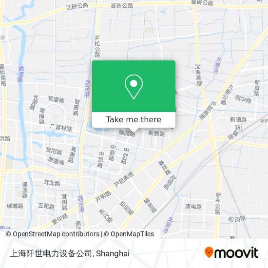 上海阡世电力设备公司 map