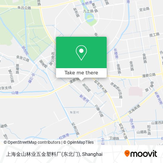 上海金山林业五金塑料厂(东北门) map