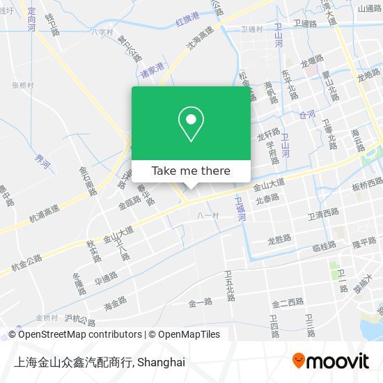 上海金山众鑫汽配商行 map