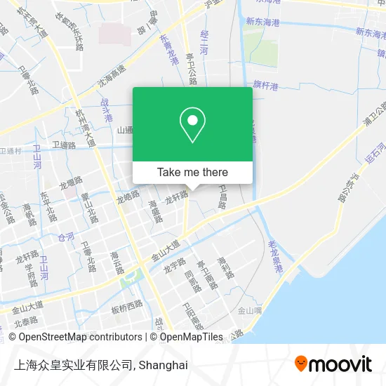 上海众皇实业有限公司 map