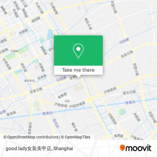 good lady女装美甲店 map